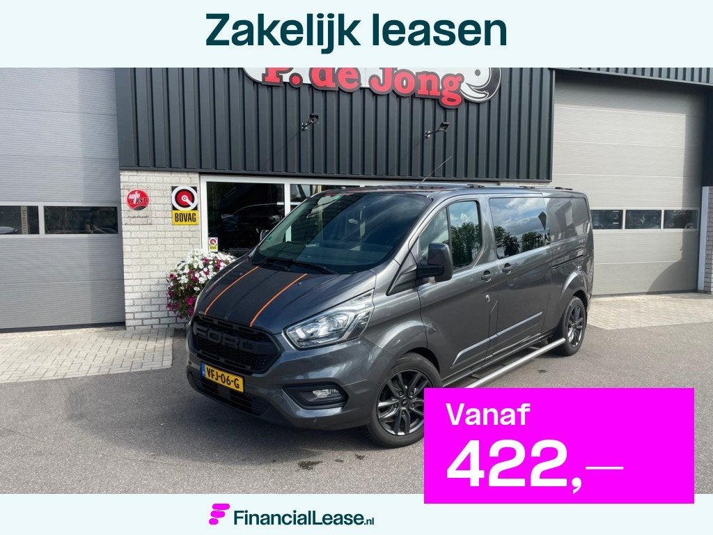 Ford Transit Custom 340 2.0 TDCI L2H1 Dubbel Cabine Automaat, 15 km/l, 4 cilinders, 2087 kg, Bedrijf