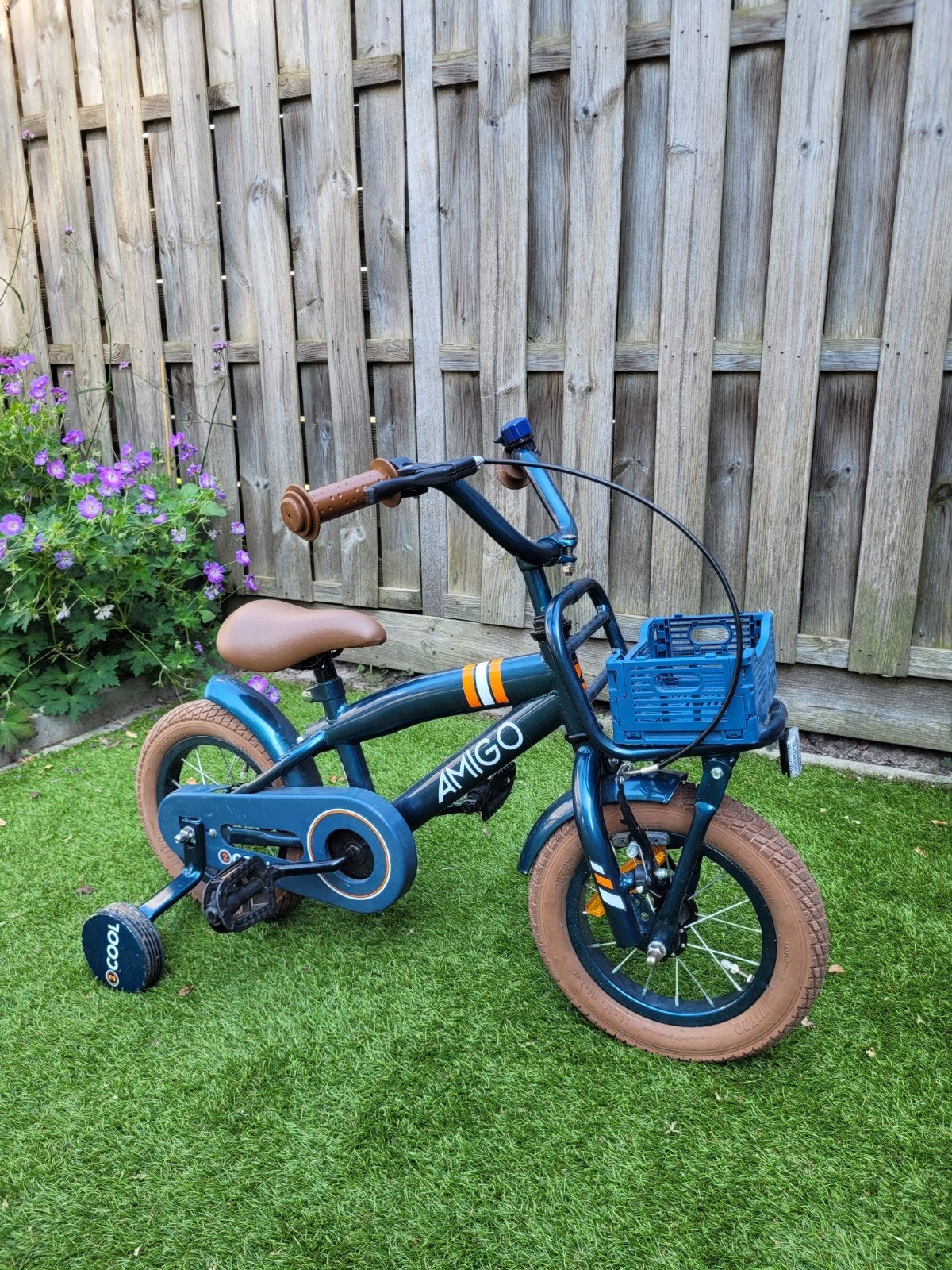 Amigo 2Cool 12 inch kinderfiets met zijwieltjes, Fietsen en Brommers, Fietsen | Kinderfietsjes, Ophalen, Gebruikt, Minder dan 16 inch