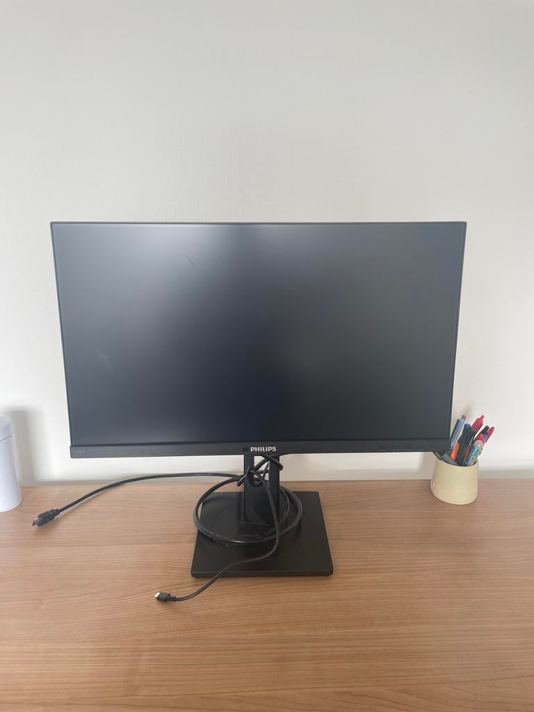 Philips Monitor incl hdmi kabel, Computers en Software, Monitoren, Zo goed als nieuw, 61 t/m 100 Hz, HDMI, Draaibaar, IPS, Ophalen