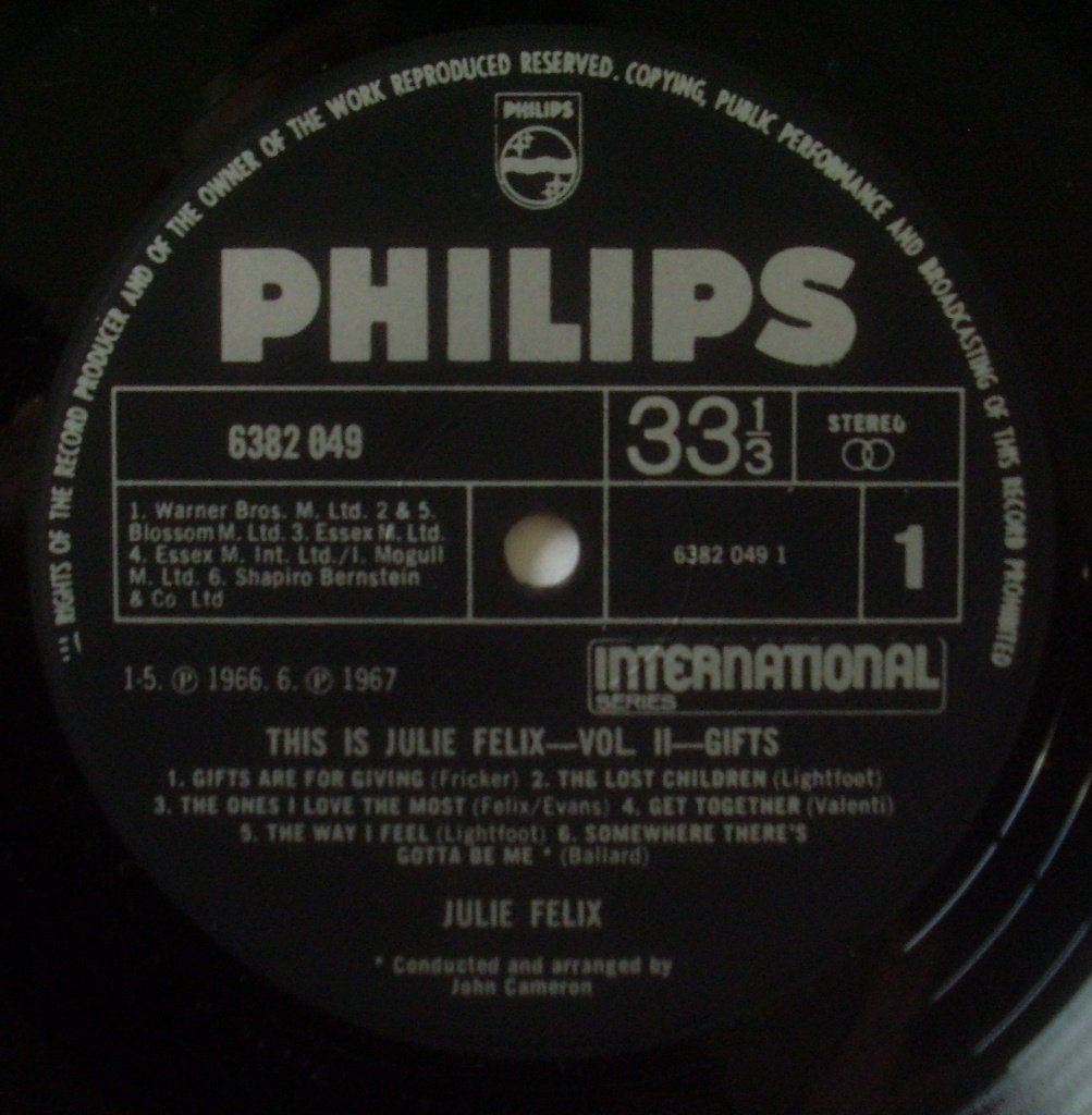 Julie Felix - This Is Julie Felix - Vol. II / Gifts (LP), LP, Ophalen of Verzenden, Zo goed als nieuw, Folk