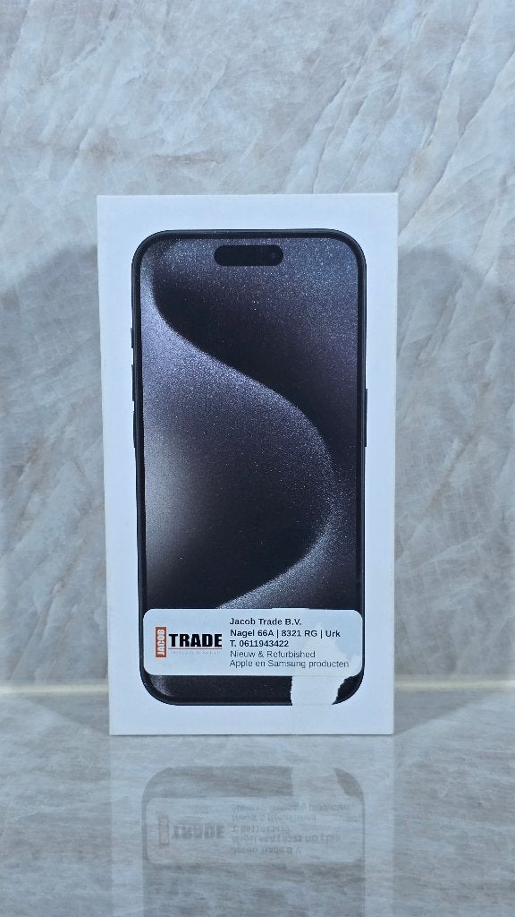 Apple iPhone 15 Pro 128GB Zwart, Telecommunicatie, 128 GB, ., Zwart, Ophalen of Verzenden