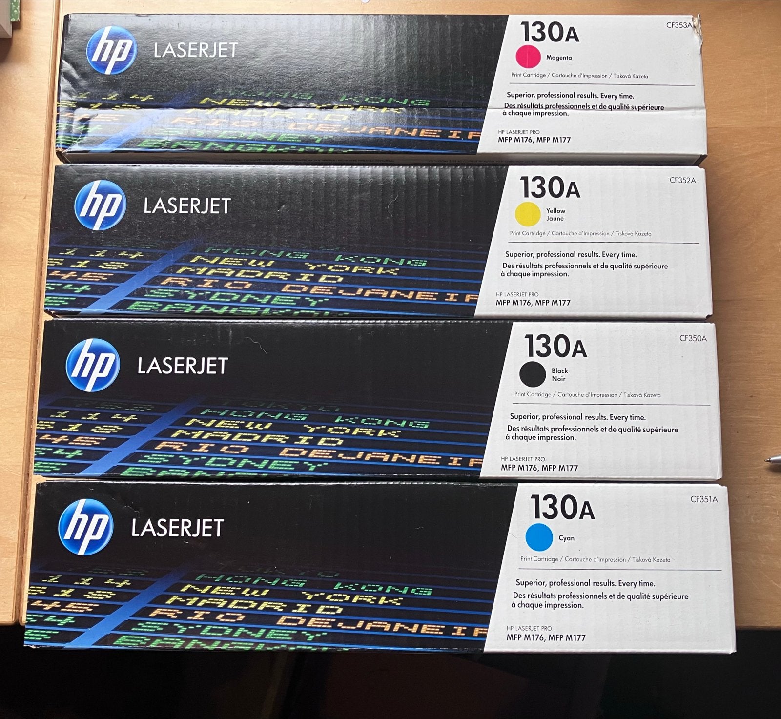 HP LaserJet 130A Toner Cartridges (CMYK set), Computers en Software, Printers, Printer, Ophalen of Verzenden, Laserprinter, Nieuw