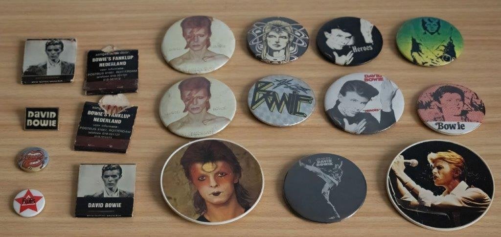 David Bowie collectors items, Ophalen of Verzenden, Gebruikt, Gebruiksvoorwerp