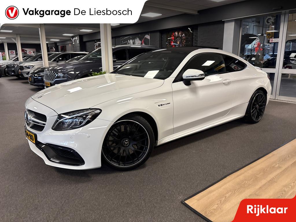 Mercedes-Benz C-klasse coupe AMG 63 / pano / leer / memory /, Auto's, Mercedes-Benz, Automaat, Achterwielaandrijving, Gebruikt