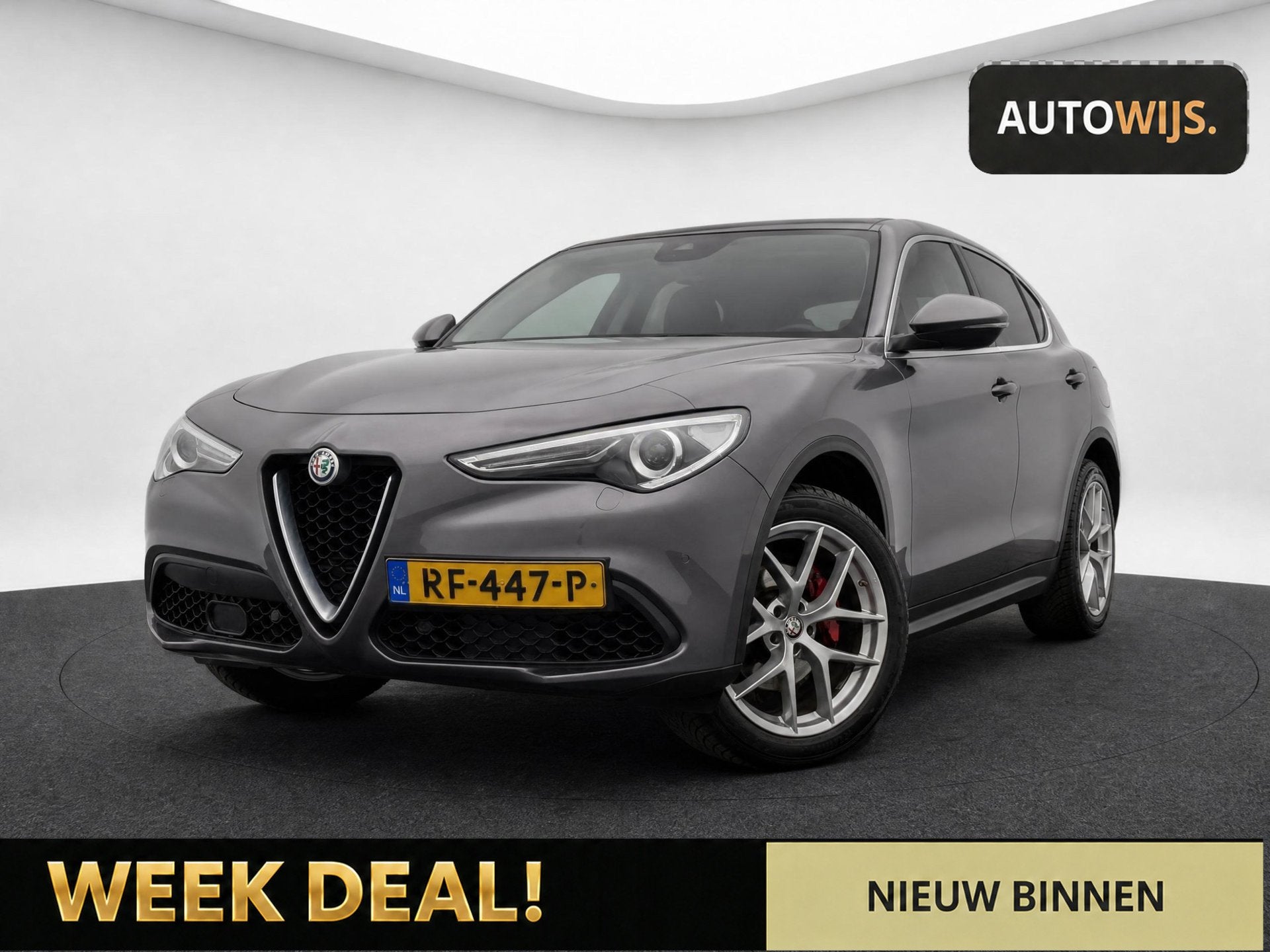 Alfa Romeo Stelvio 2.0 T AWD First Edition|280PK|PANO|CAMERA, Auto's, Automaat, 4 cilinders, Bedrijf, Vierwielaandrijving