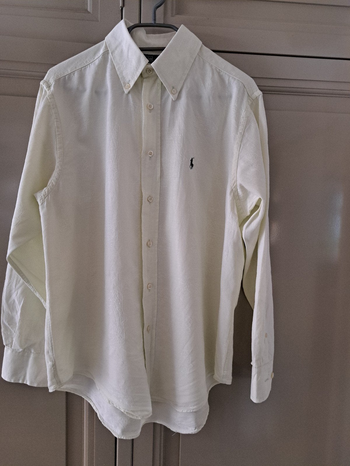 Vintage Ralph lauren  overhemd 16/34, Verzenden, Zo goed als nieuw, Wit, Halswijdte 41/42 (L)