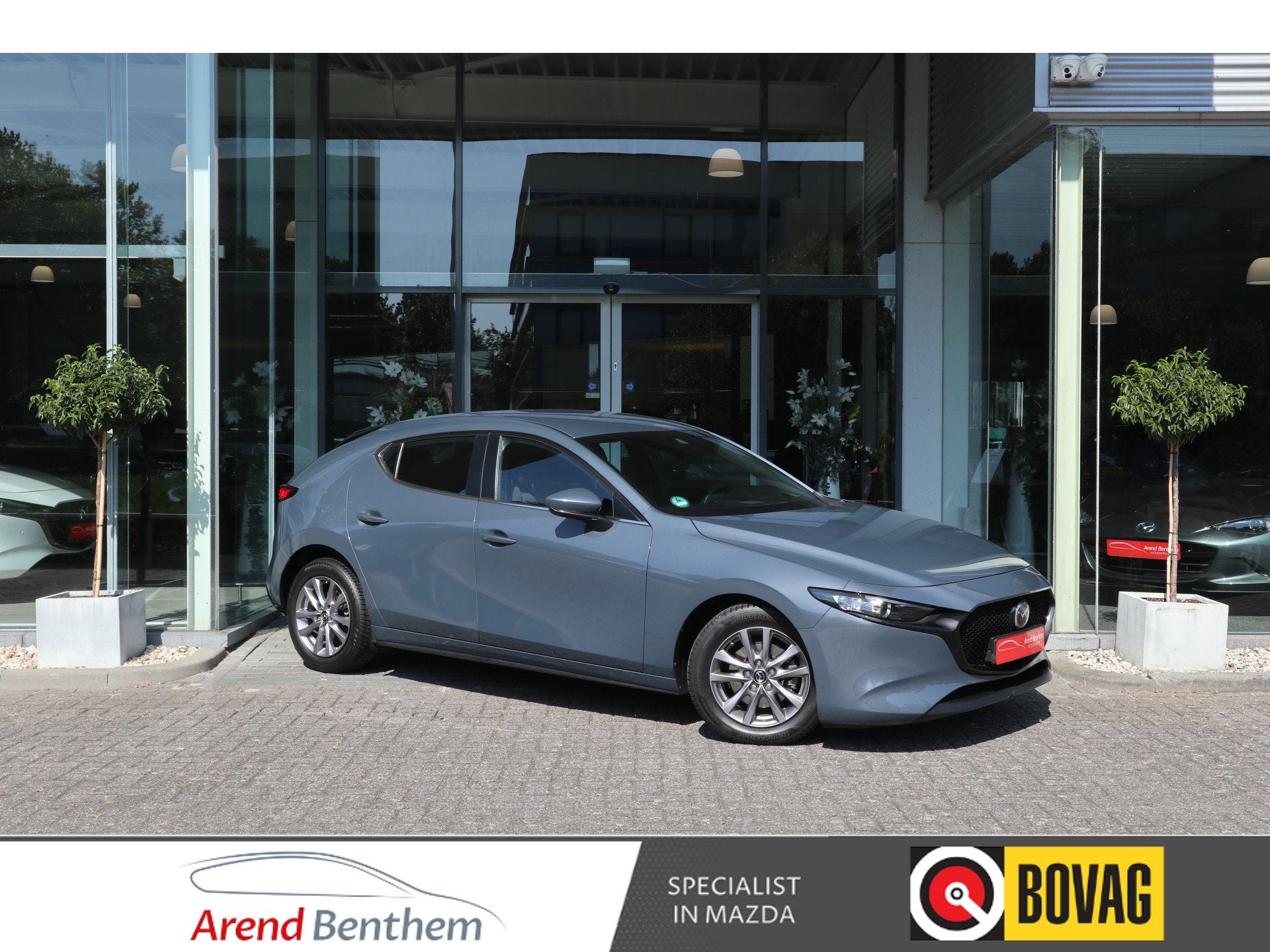 Mazda 3 2.0 e-SkyActiv-X M Hybrid 186 Airco / Navi / LM-Velg, Auto's, 1998 cc, Stof, Gebruikt, Origineel Nederlands
