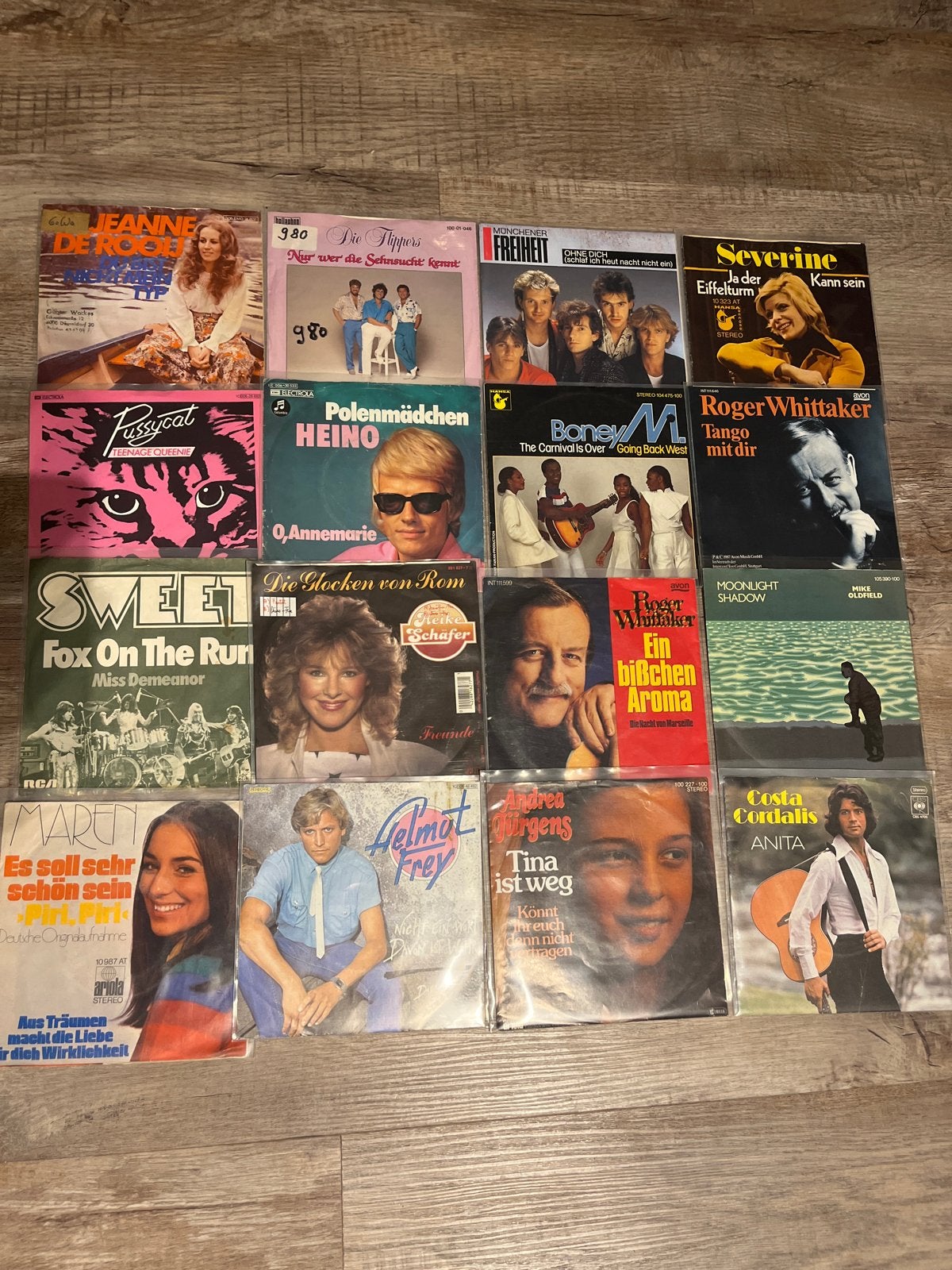 Setje piraten singles, Gebruikt, 7 inch, Ophalen of Verzenden, Pop