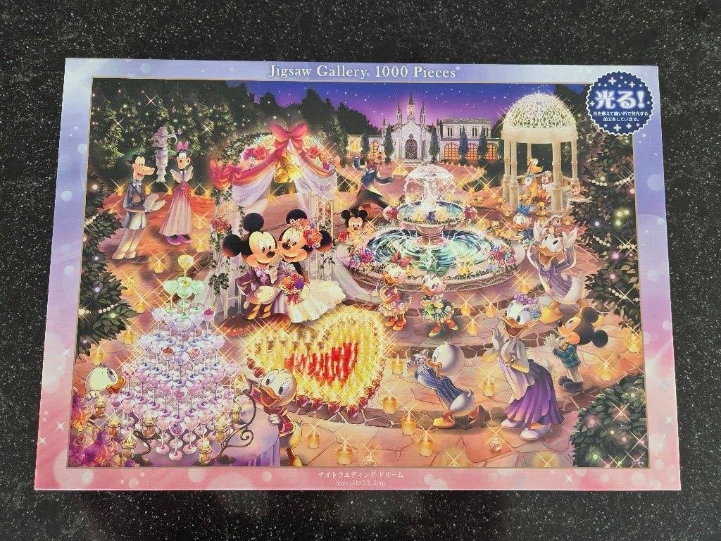Legpuzzel merk Tenyo, Disney night wedding dream, Ophalen of Verzenden, 500 t/m 1500 stukjes, Zo goed als nieuw, Legpuzzel
