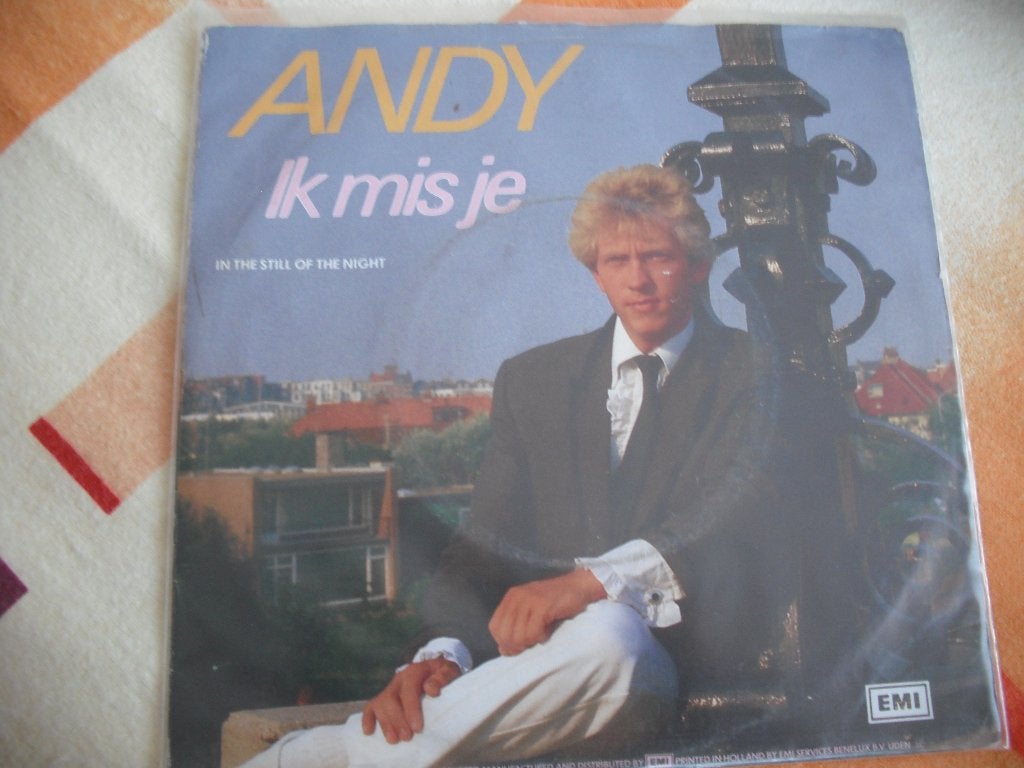 Andy - Ik mis je., Ophalen of Verzenden, Zo goed als nieuw, 12 inch, Levenslied of Smartlap