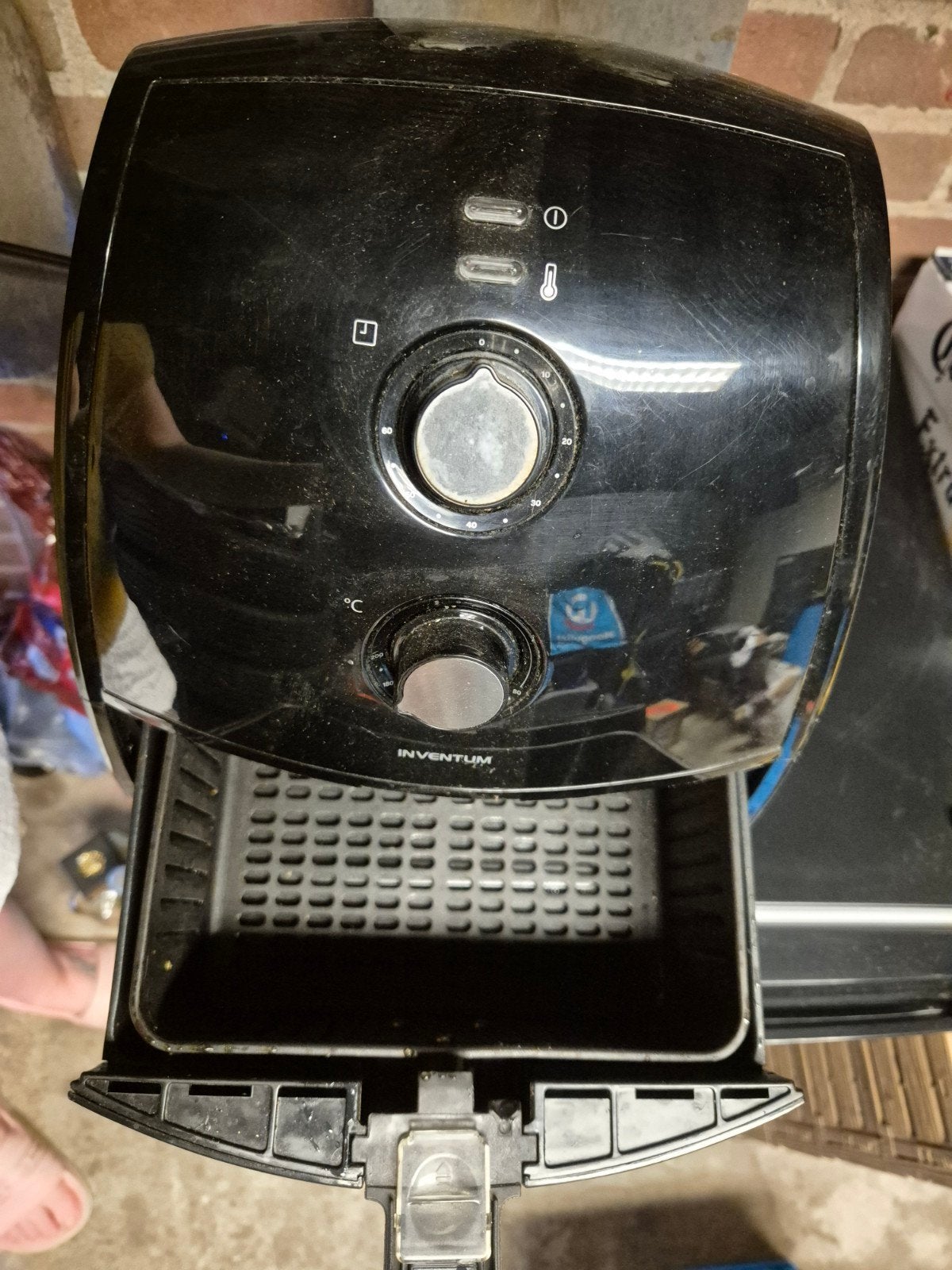 inventum airfryer, Ophalen of Verzenden, Gebruikt, Airfryer