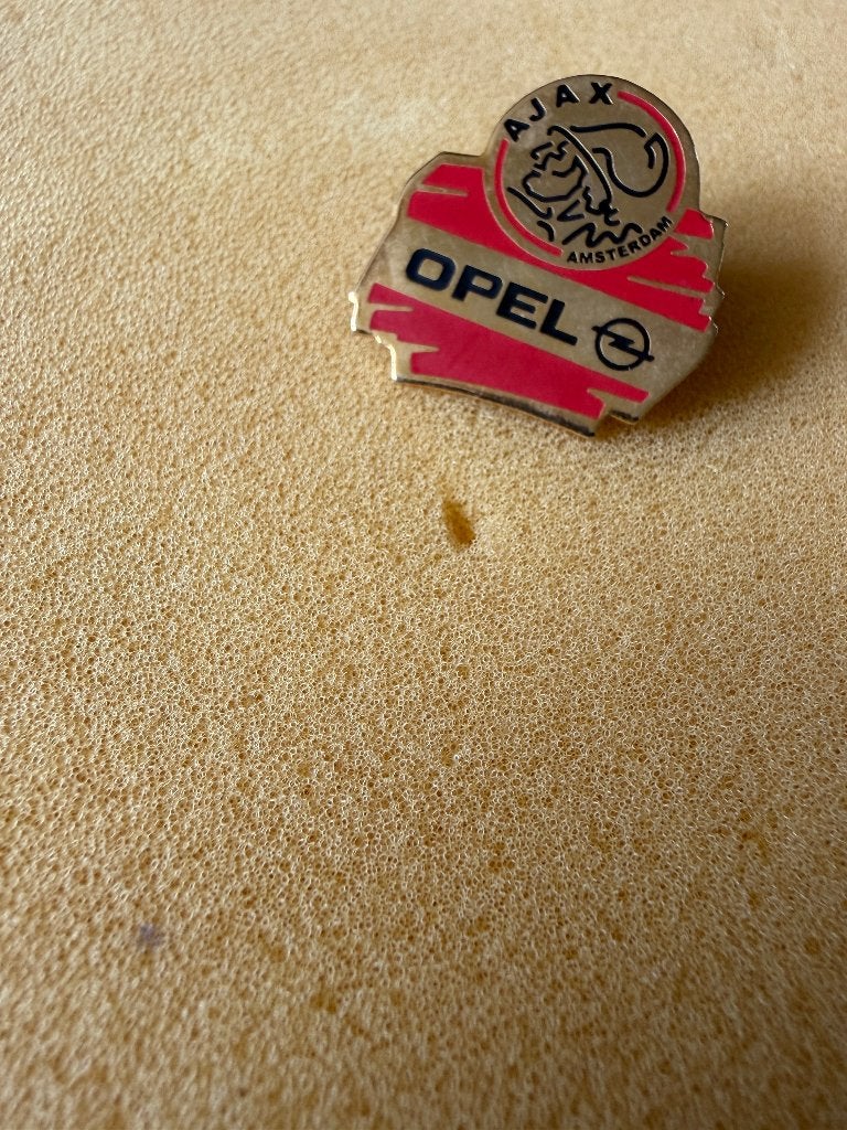 Ajax - Opel speldje / pin, Ophalen of Verzenden, Nieuw, Sport, Speldje of Pin