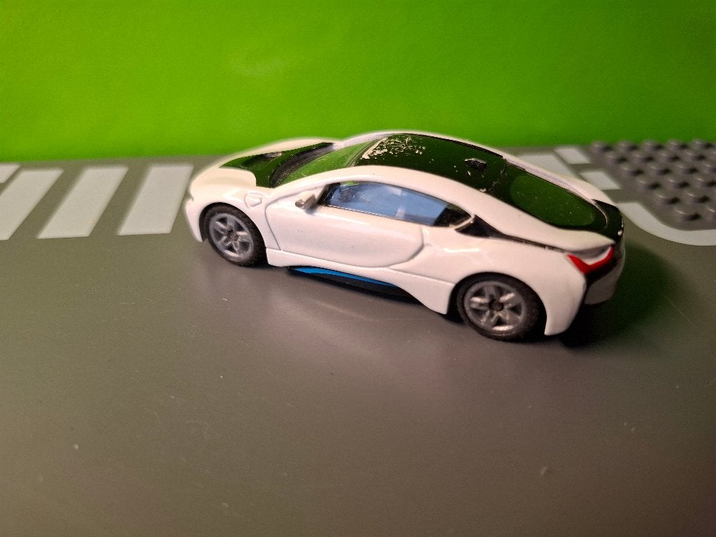 Siku 1458 - BMW i8 [wit] 1/55 #2, Ophalen of Verzenden, Gebruikt, Auto