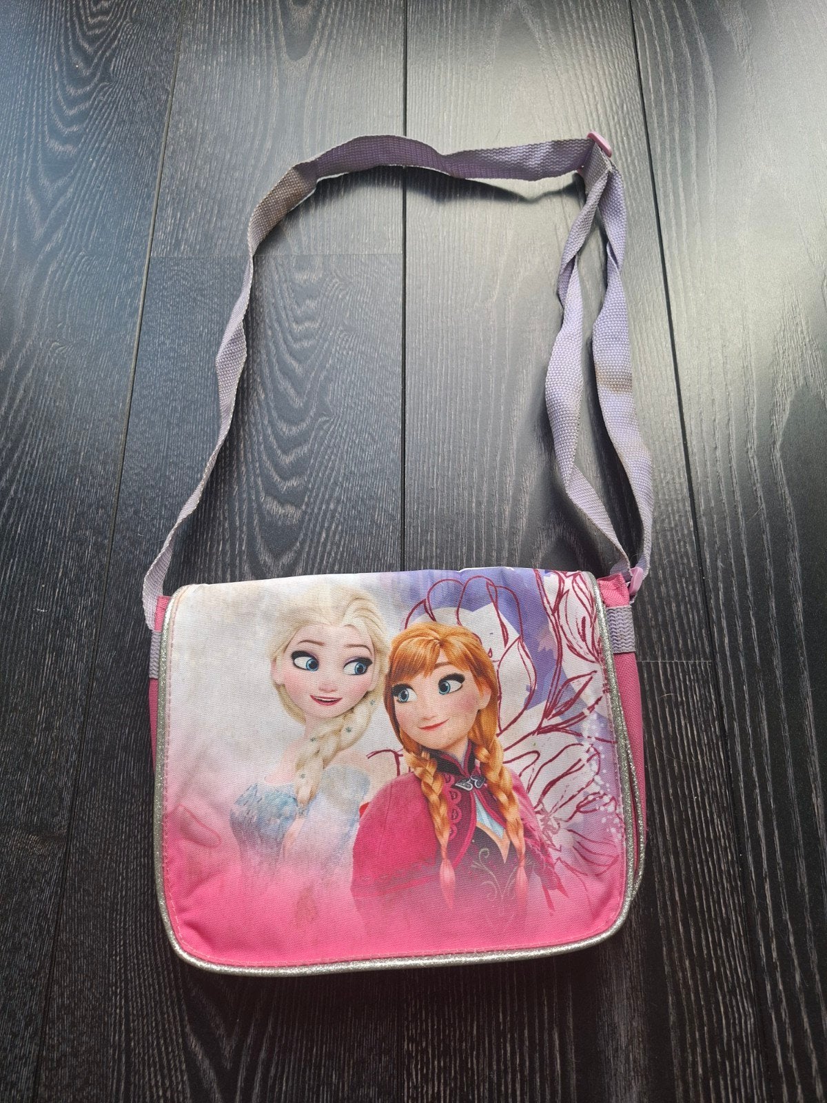 Frozen Schoudertas voor Kinderen - Roze met Elsa & Anna, Ophalen, Minder dan 30 cm, Roze, Schoudertas
