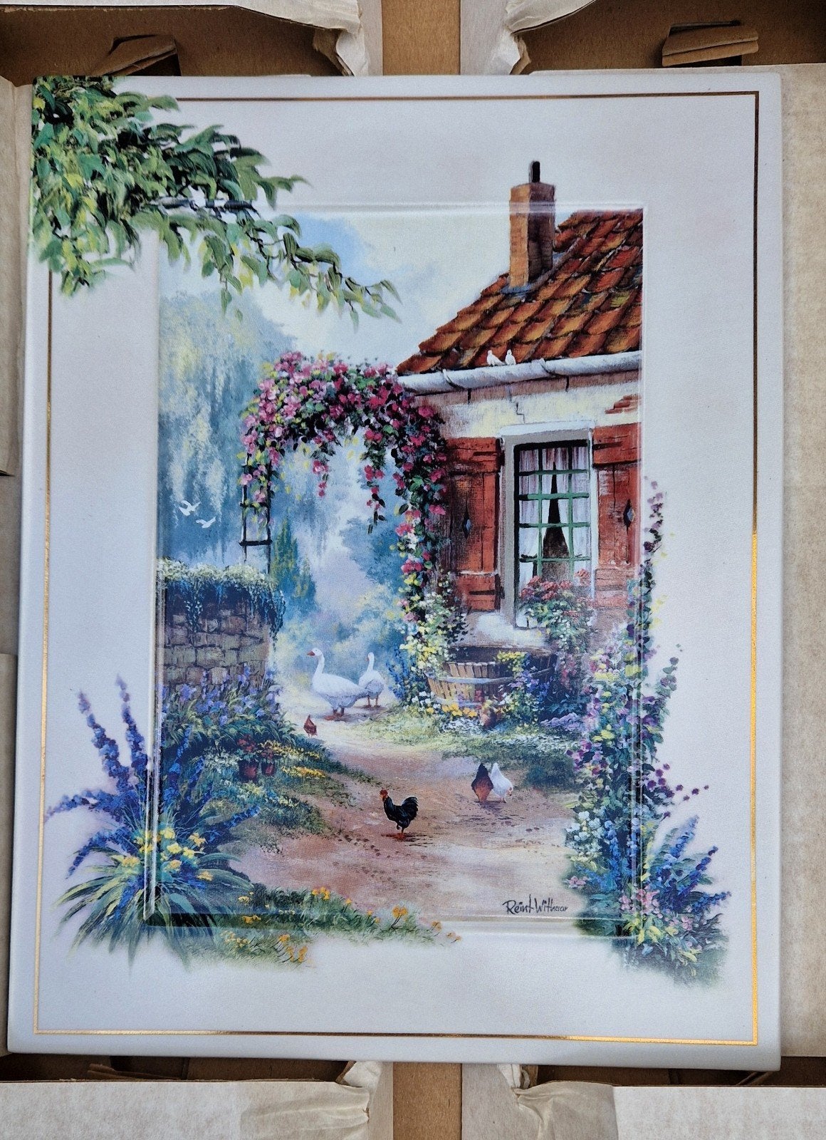 Porseleinen Wandplaat, Ophalen of Verzenden, Nieuw, Porselein, Bord of Schaal