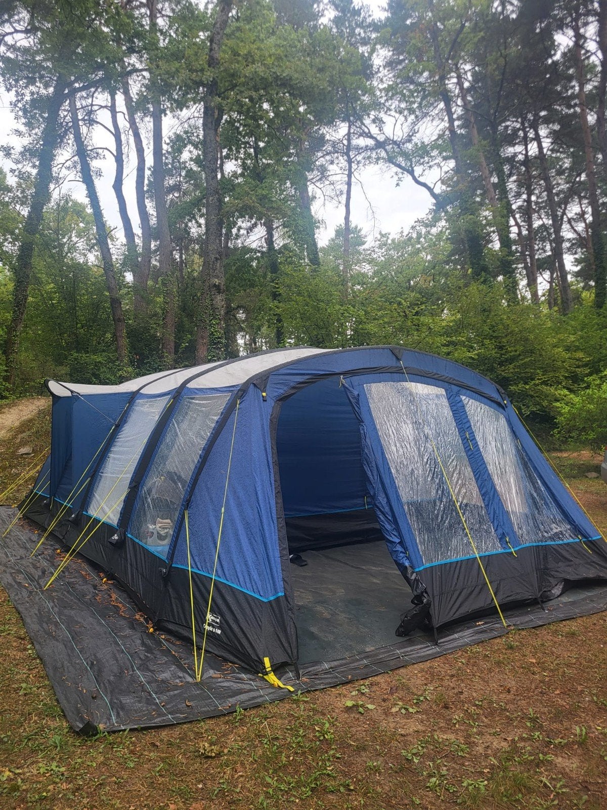Kampa Croyde 6 Air 6-persoons opblaastent | Compleet, Caravans en Kamperen, Tenten, Ophalen, Gebruikt, Tot en met 6