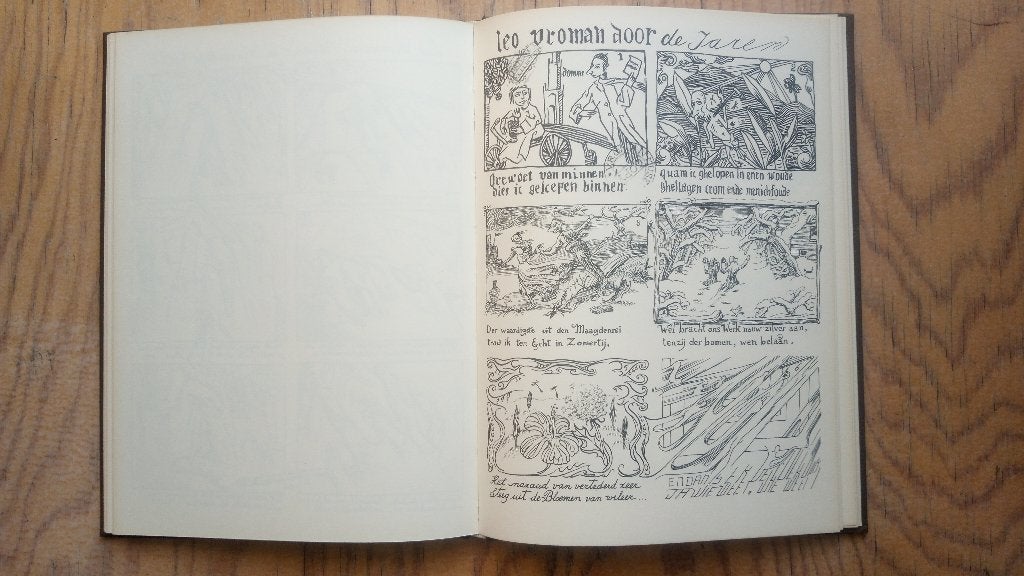 L. Vroman: Huis en Tuin - fabels en strips - 1e dr 1979 geb, Gelezen, Leo Vroman, Ophalen of Verzenden, Nederland