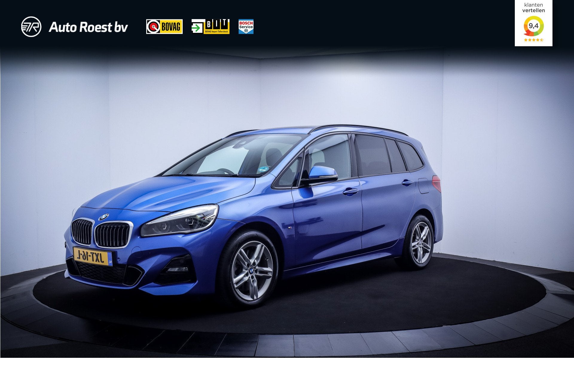 BMW 2 Serie Gran Tourer 220iA 7p M-SPORT PANO | FULL LED | C, Auto's, 1998 cc, Gebruikt, Zwart, 2-Serie Gran Tourer