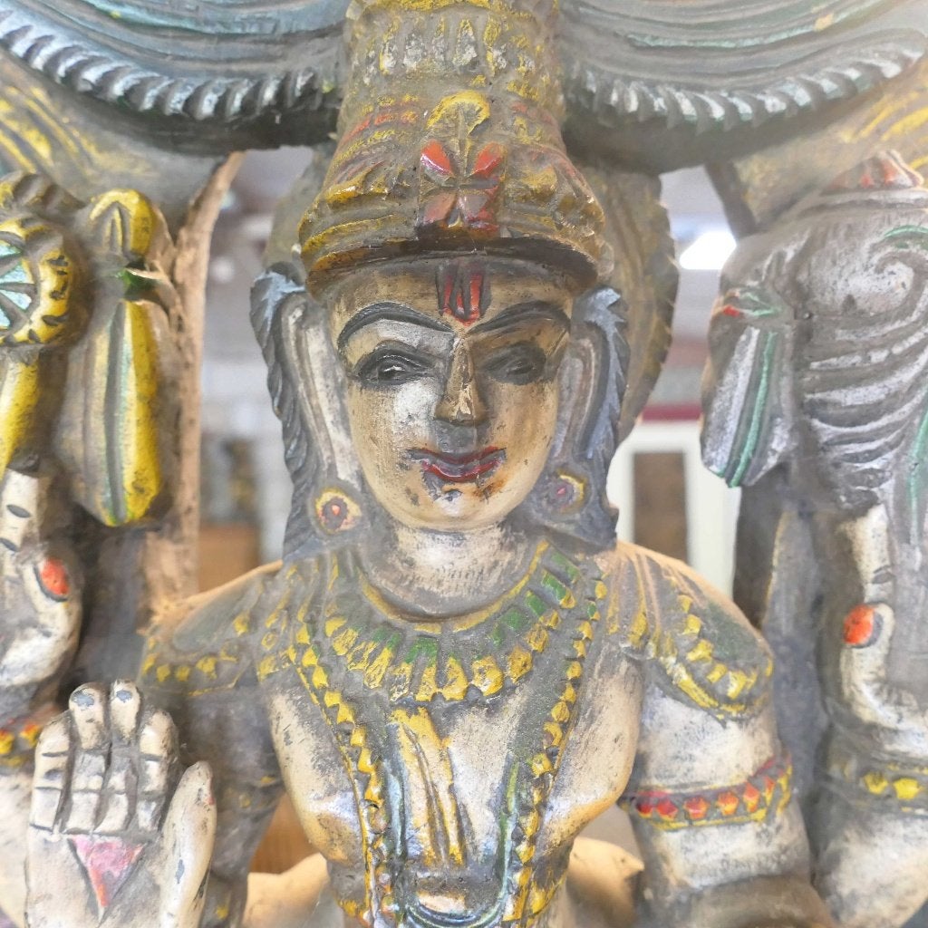 Shiva beeld SH3 India Hindoeisme Tantra Meditatie India hout, Ophalen of Verzenden