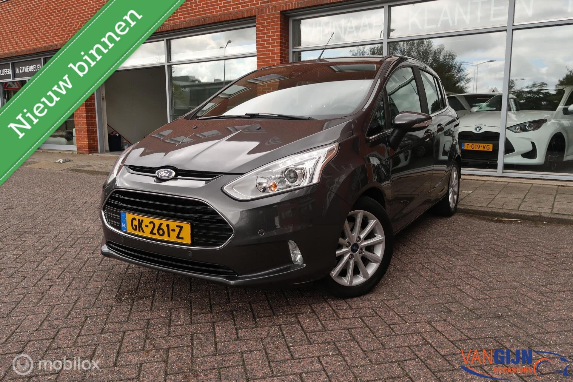 Ford B-Max 1.6 TI-VCT Titanium Navi Airco Automaat, Auto's, Gebruikt, 4 cilinders, B-Max, 480 kg