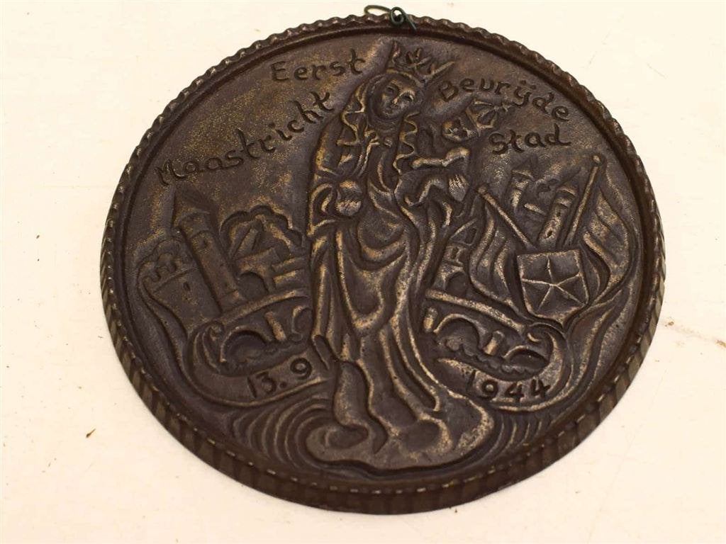 Gietijzeren Herinneringspenning 53384, Ophalen of Verzenden, Gebruikt