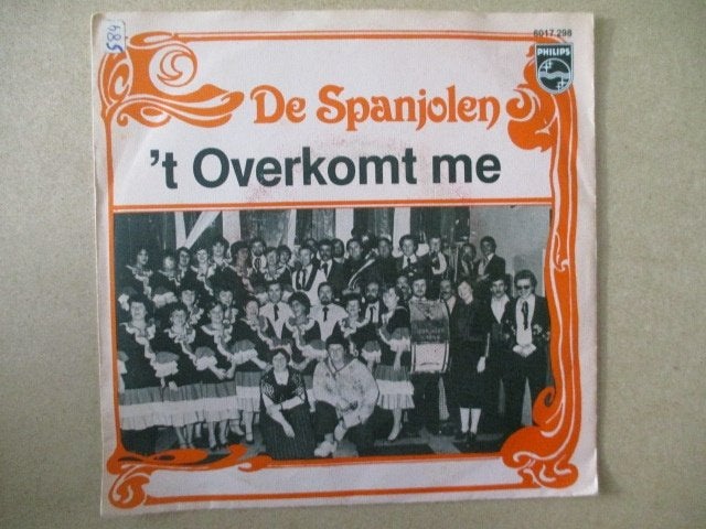 s0485 de spanjolen - t overkomt me, Ophalen, Gebruikt, 7 inch, Overige genres