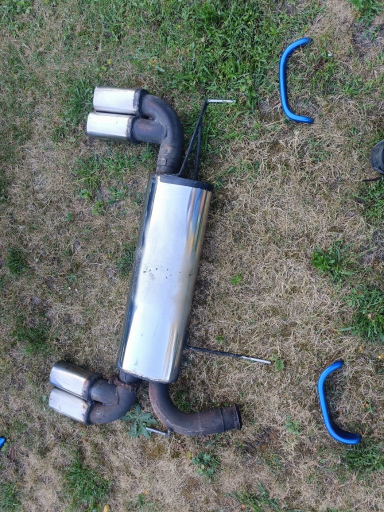 Dubbele uitlaat en booskijers Peugeot 206 RC, Auto-onderdelen, Ophalen, Peugeot