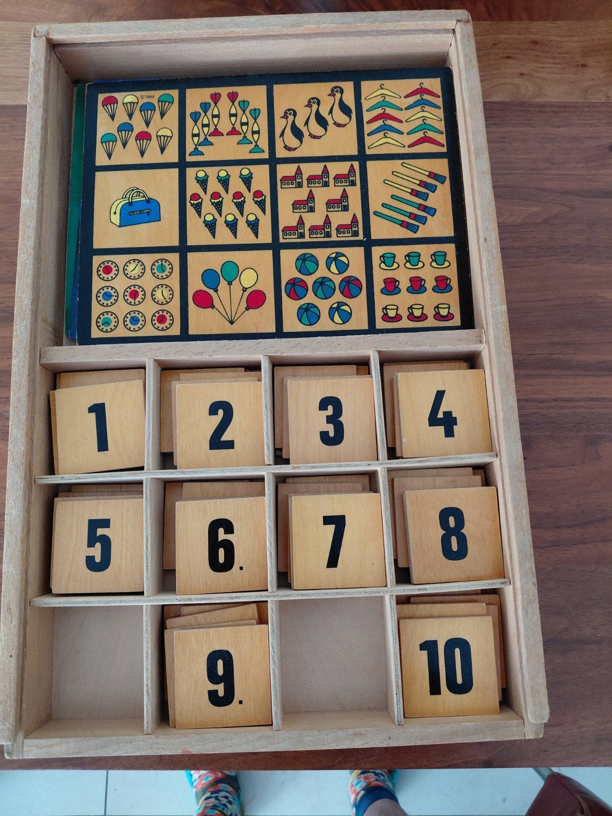 4 houten puzzels in mooie kist, Ophalen, Zo goed als nieuw
