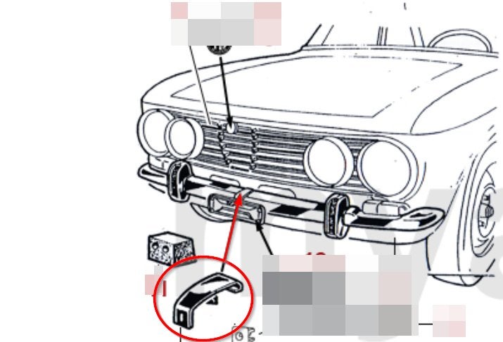 Alfa Romeo Giulia Bertone 105 diverse delen, Ophalen of Verzenden, Nieuw, Alfa Romeo