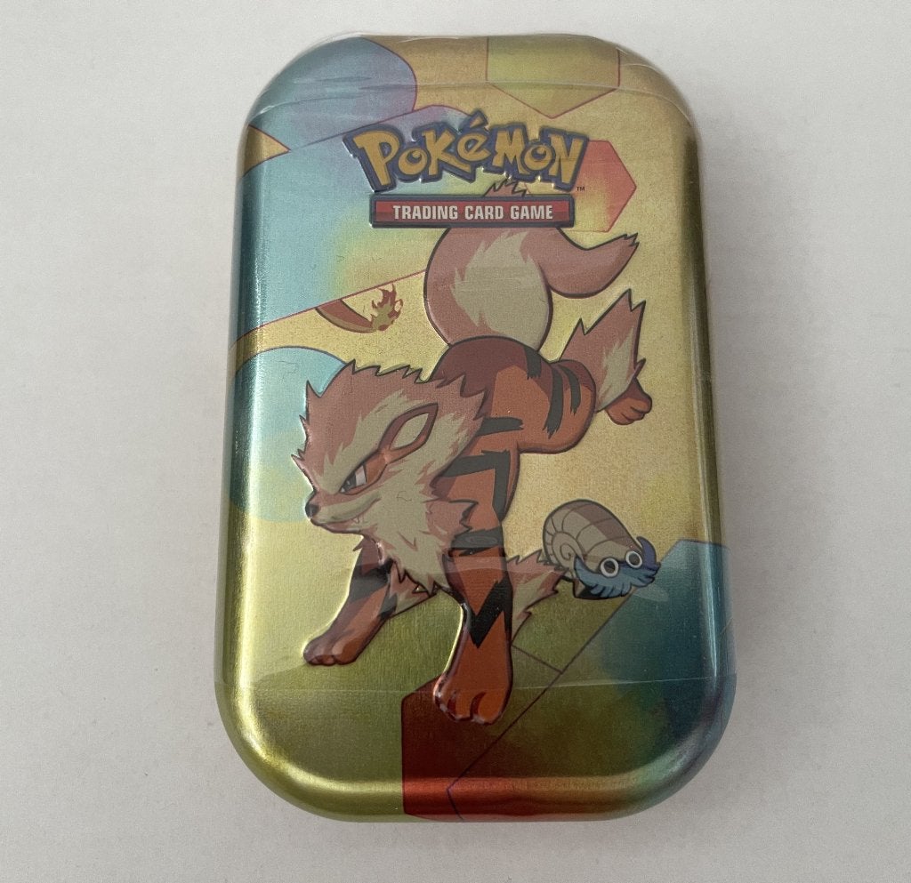 151 mini tin Arcanine English sealed - Daily Shipment!, Ophalen of Verzenden, Nieuw, Overige typen