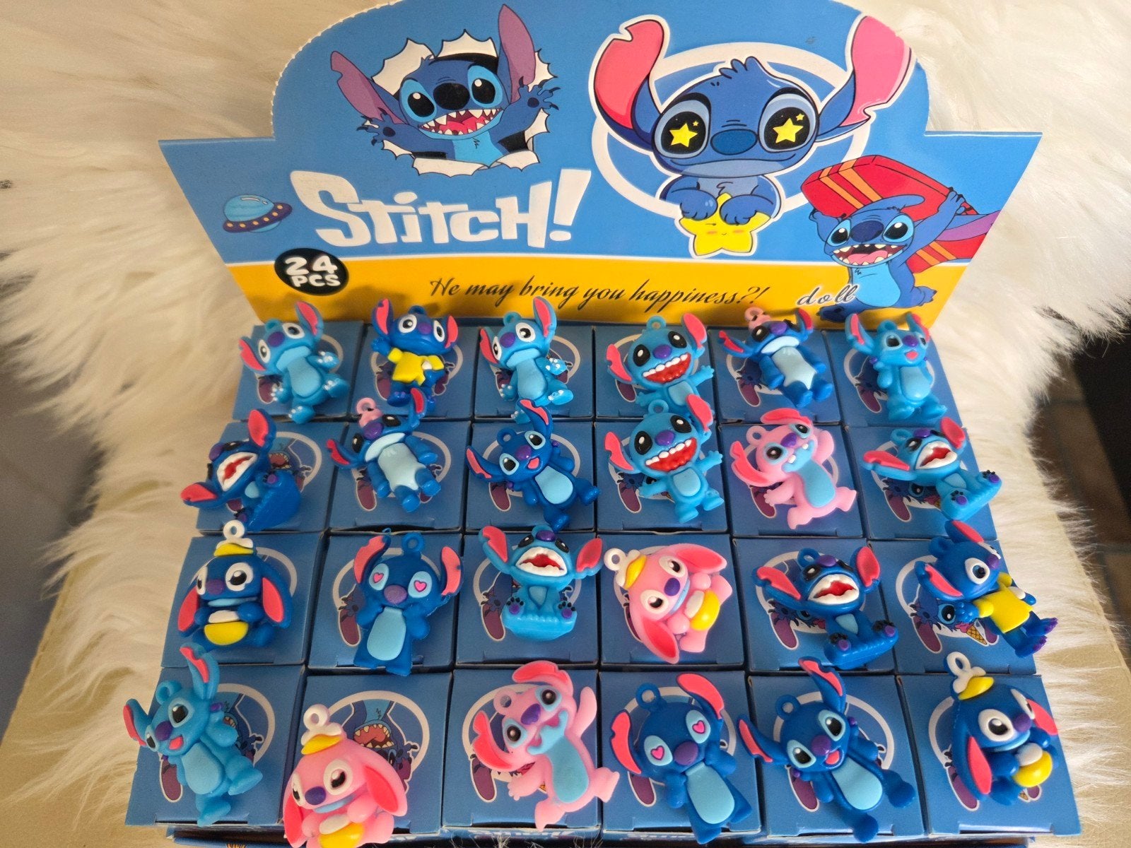 disney stitch poppetjes 0.50 per stuk, Ophalen of Verzenden, Overige figuren, Nieuw, Beeldje of Figuurtje