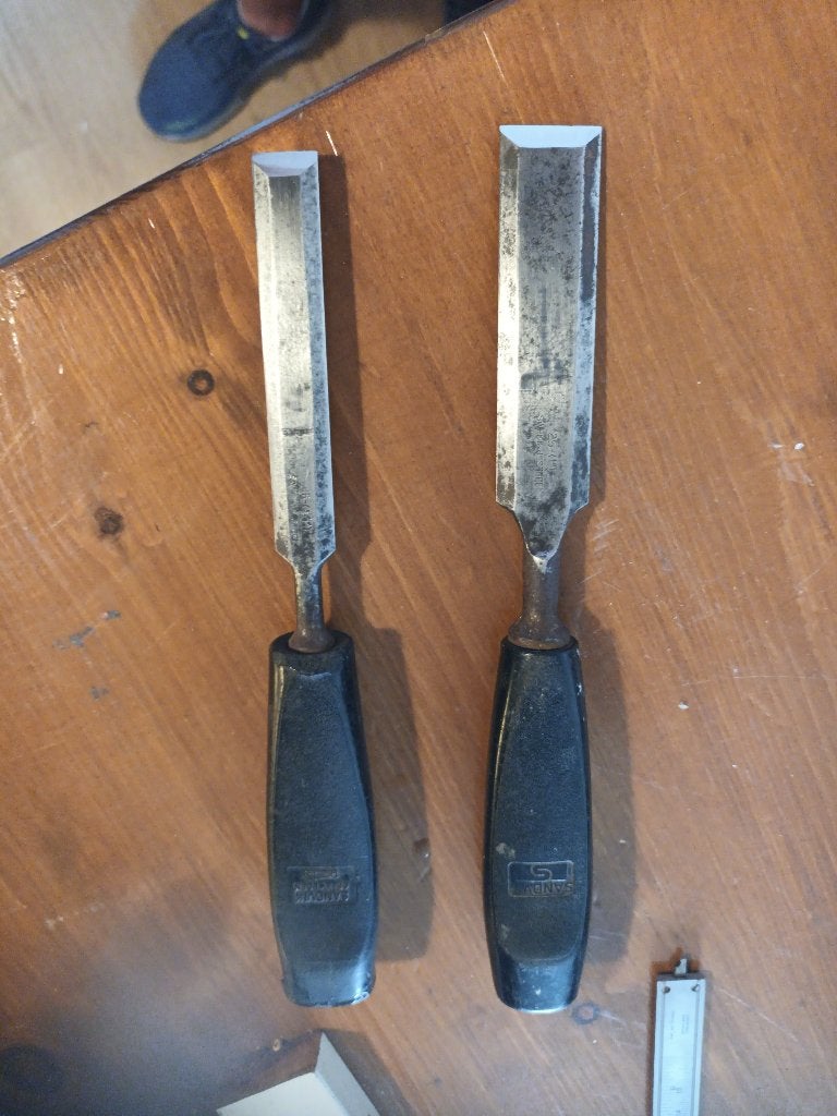 beitels Sandvik, 16mm en 25mm, Ophalen of Verzenden, Gebruikt, Beitel
