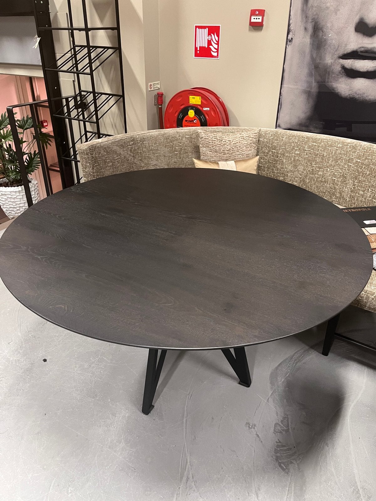 Eettafel rond 140cm - Eiken, Ophalen, Zo goed als nieuw, Rond, 100 tot 150 cm