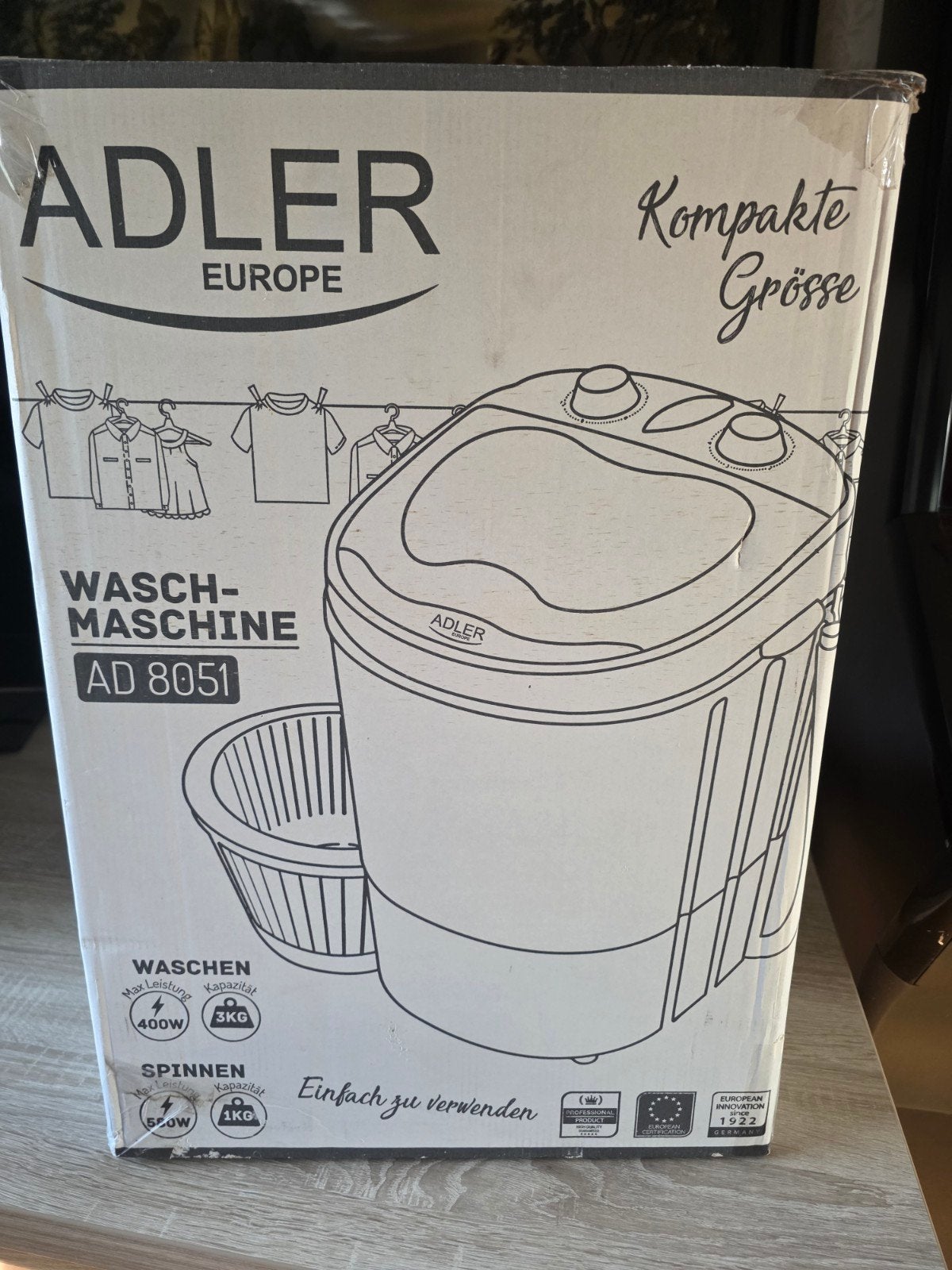 Adler AD 8051 Compacte Wasmachine - Nieuw in doos, Ophalen of Verzenden