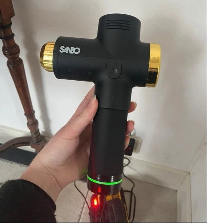 Massage gun - Zo goed als nieuw, Ophalen, Zo goed als nieuw, Apparaat
