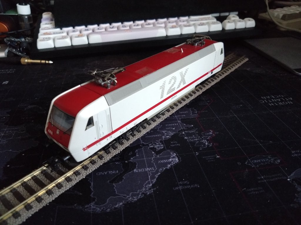 Märklin 3438 AEG 12X BR128 BR 128, Hobby en Vrije tijd, Ophalen, Wisselstroom, Gebruikt, Locomotief