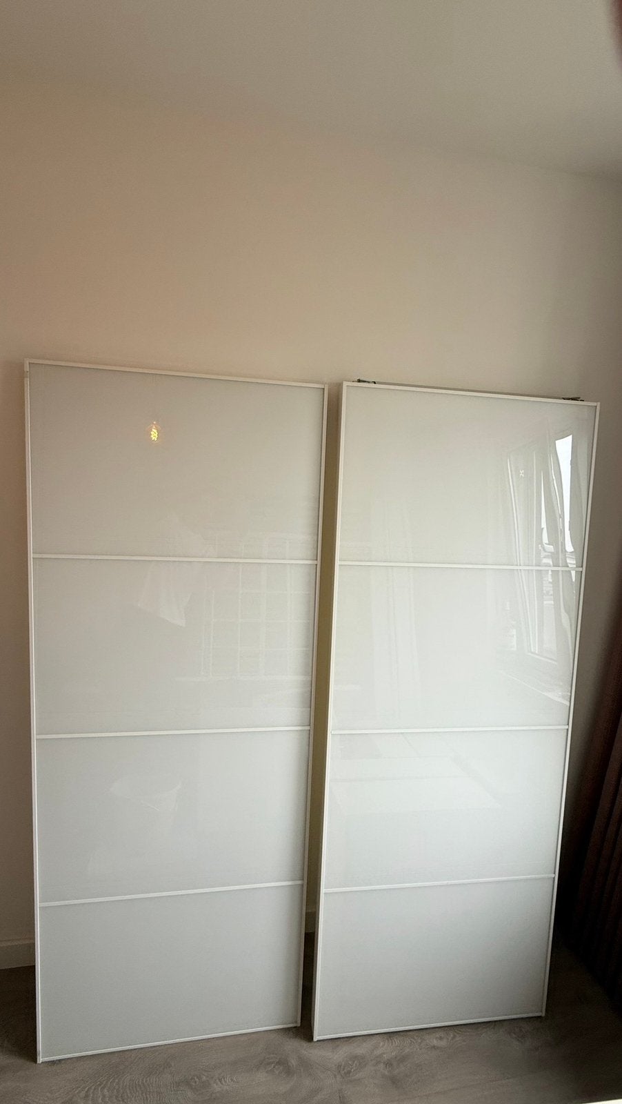 GRATIS IKEA PAX Schuifdeurframes met rail, wit, 150x201cm, Huis en Inrichting, Ophalen, 200 cm of meer, 50 tot 100 cm, Zo goed als nieuw