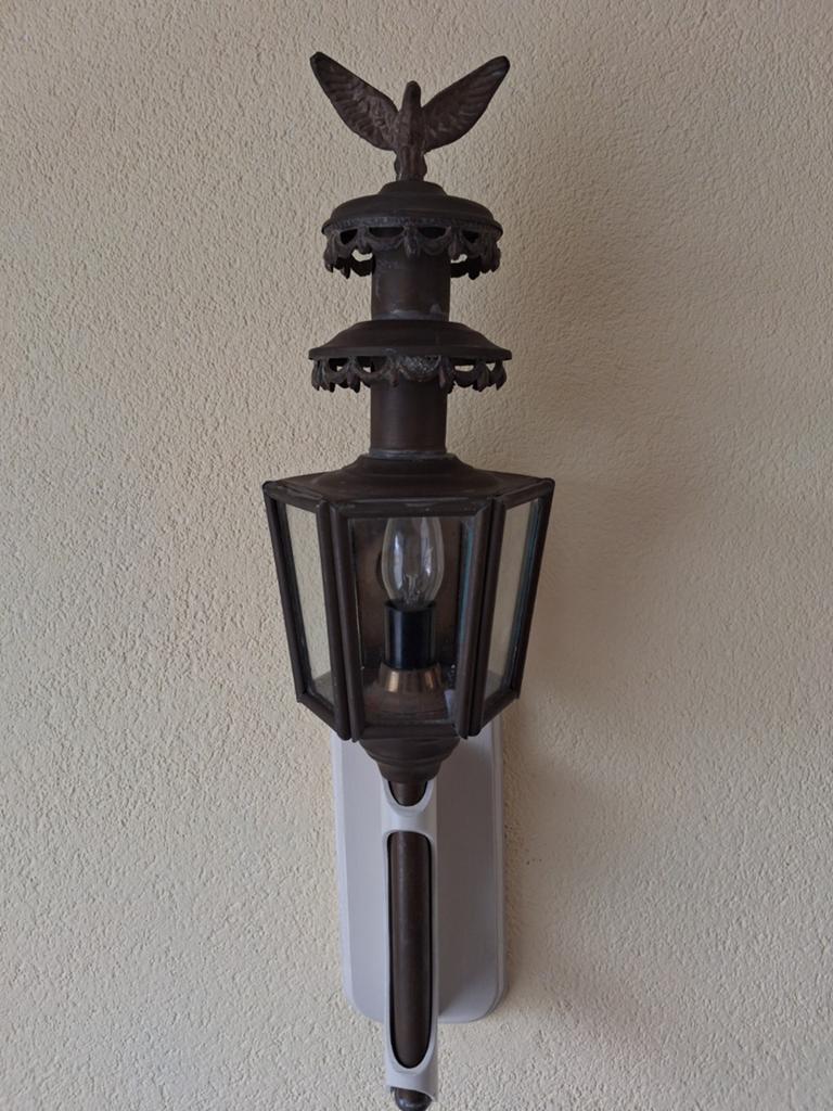 Antieken koetslamp met een adelaar, Antiek en Kunst, Ophalen