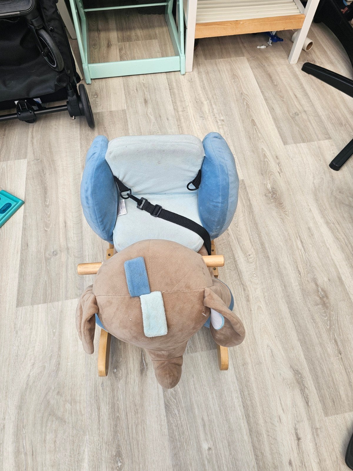 Schattige Olifant Schommelstoel voor Baby's en Peuters, Ophalen, Gebruikt, Overige typen