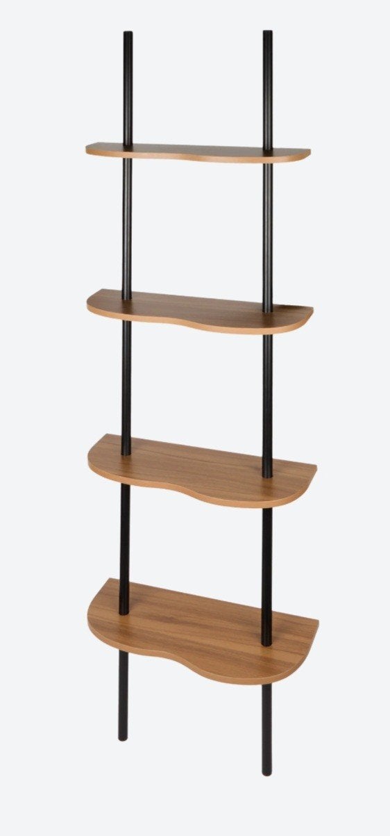 Decoratieve Ladder Boekenkast - Houten Planken, Ophalen, Zo goed als nieuw
