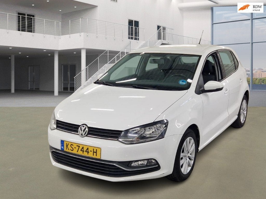 Volkswagen Polo 1.2 TSI Comfortline, Auto's, Euro 6, 4 cilinders, 1039 kg, Wit