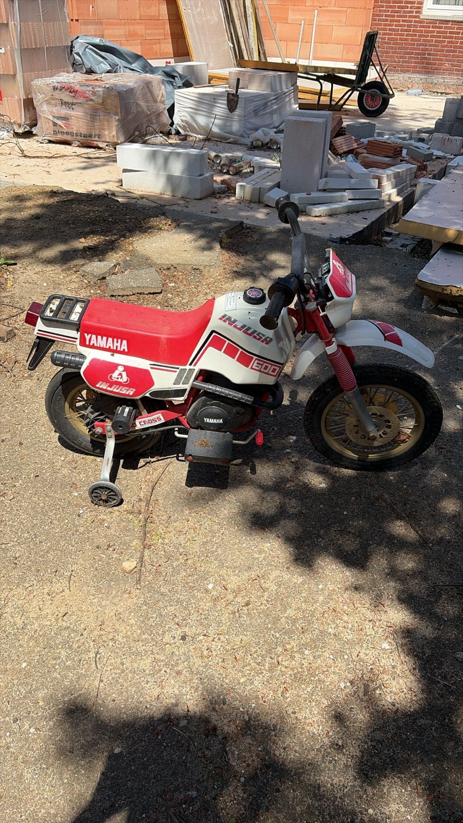 Vintage Yamaha Injusa 600 elektrische kindermotor, Ophalen, Gebruikt