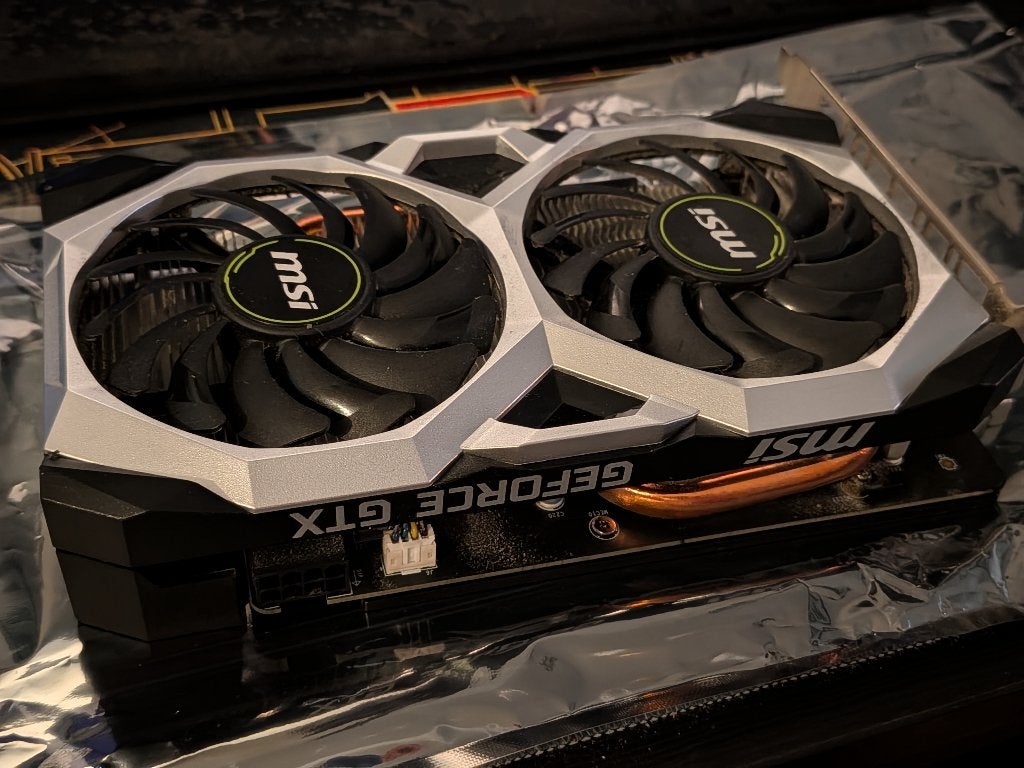 MSI GeForce GTX 1660 SUPER VENTUS XS OC, Computers en Software, Videokaarten, PCI-Express 3, Gebruikt, GDDR6, Ophalen of Verzenden