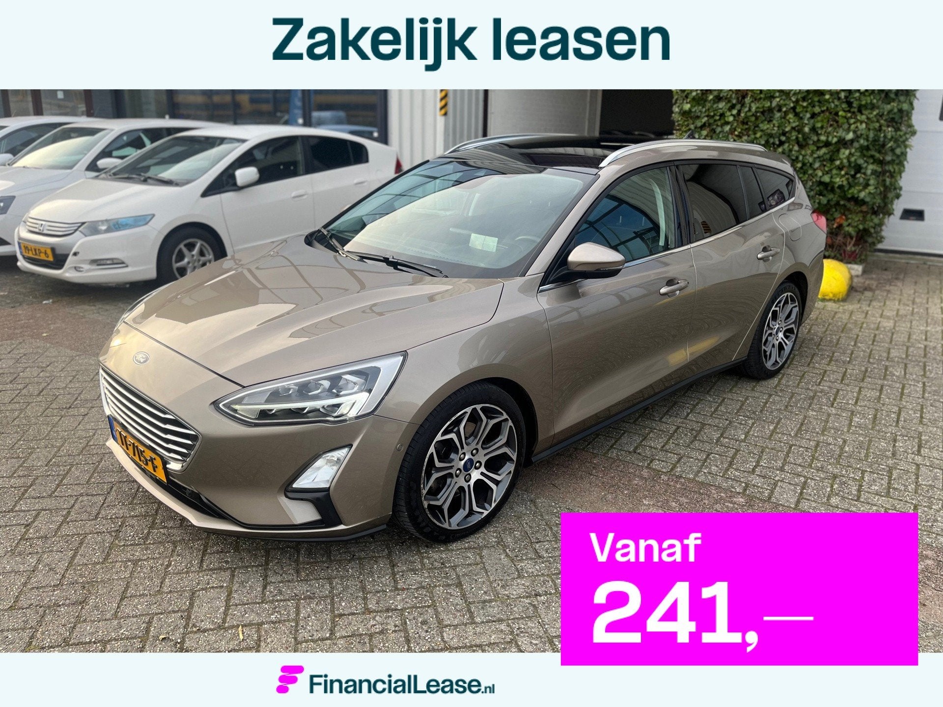 Ford Focus Wagon 1.0 EcoBoost Titanium Business, VOL OPTIE, 125 pk, Gebruikt, Euro 6, 715 kg