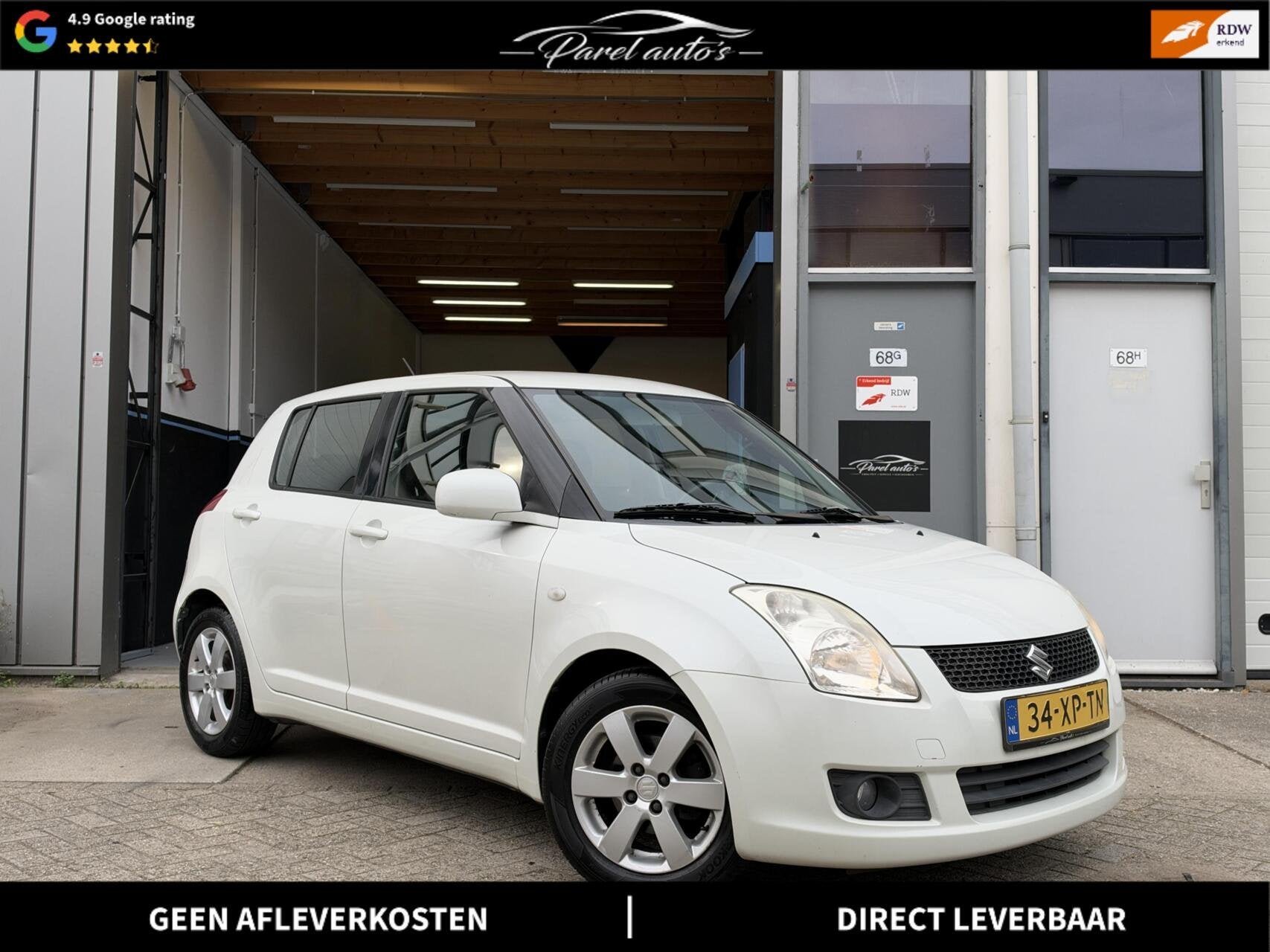 Suzuki Swift 1.3 GA|APK|NAP|Airco|1ste Eigenaar| 5 Deuren, Voorwielaandrijving, Stof, Zwart, 400 kg