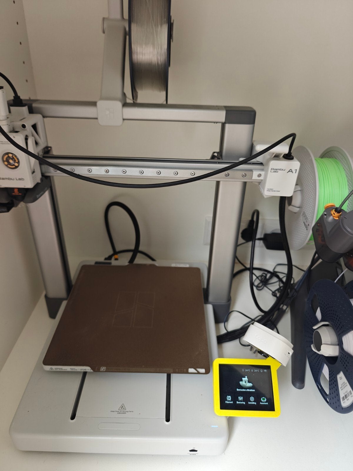 Bambu Lab A1 3D-printer met AMS Lite, Computers en Software, 3D Printers, Ophalen of Verzenden, Zo goed als nieuw, Filament, Ingebouwde Wi-Fi