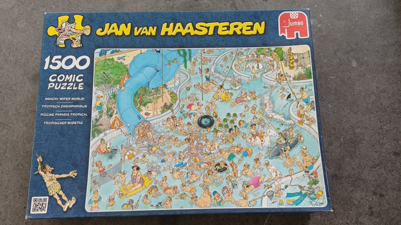 van Haasteren Tropisch Zwemparadijs 1500, Ophalen of Verzenden, 500 t/m 1500 stukjes, Zo goed als nieuw