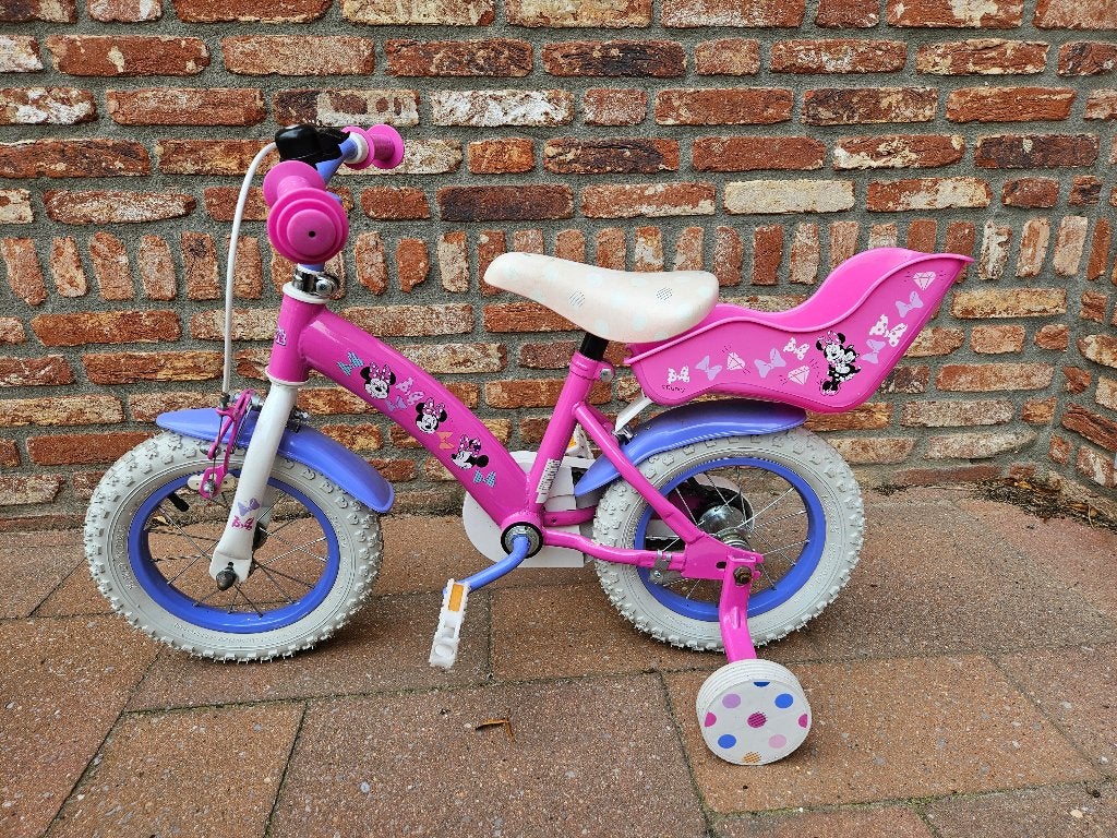 Fiets 12inch, Fietsen en Brommers, Ophalen, Gebruikt, Minder dan 16 inch, Zijwieltjes