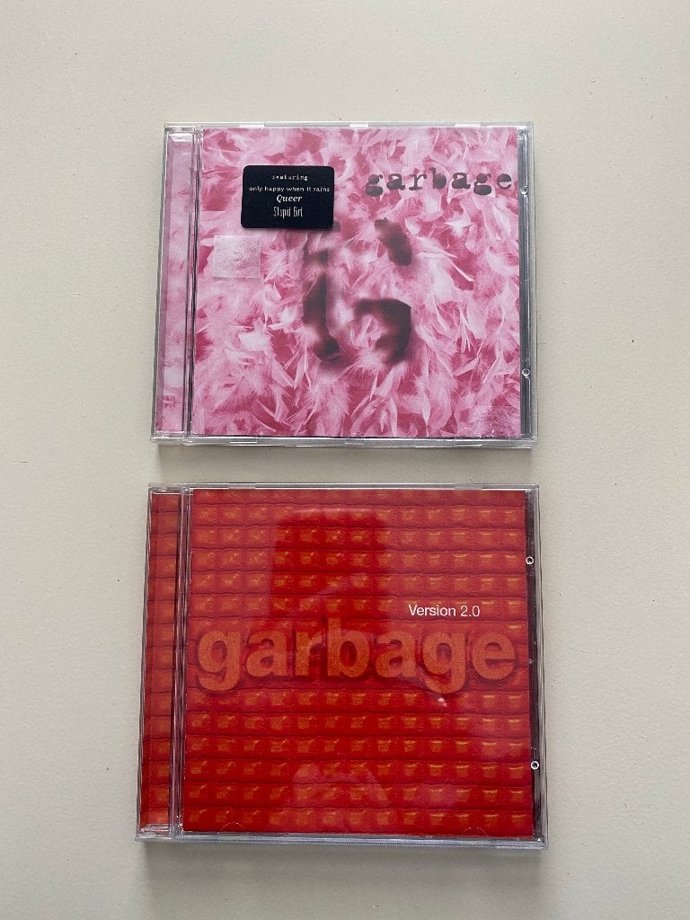 Garbage - Debut & Version 2.0, Ophalen of Verzenden, Zo goed als nieuw, Poprock