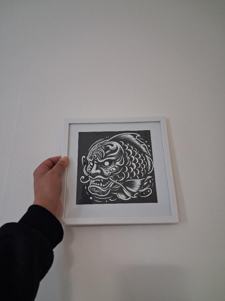 Kunstzinnig foto in foto lijst, Huis en Inrichting, Woonaccessoires | Lijsten, Ophalen, Minder dan 50 cm, Nieuw, Minder dan 50 cm